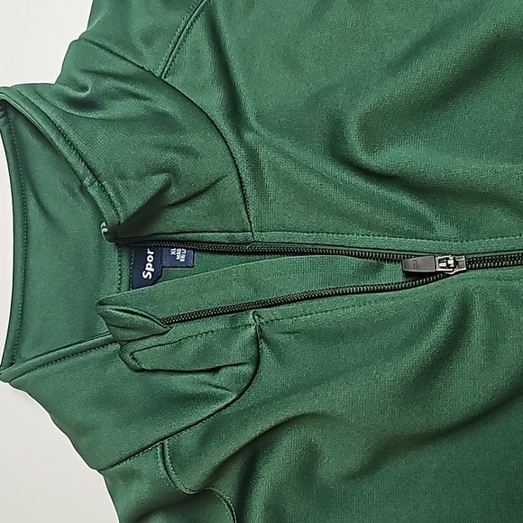 NWOT SPORT TEK Mens Fleece 1/4 Zip Pullover Sz XLT Dark Green - Picture 11 of 12